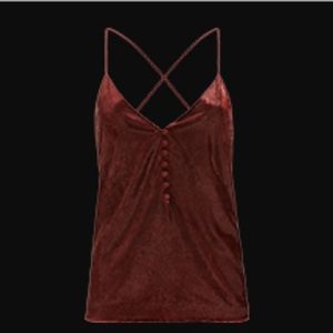 🌹Garnet Velvet Camisole🌹